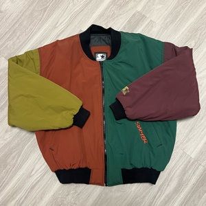 Vintage 90s Starter Colorblock Jacket